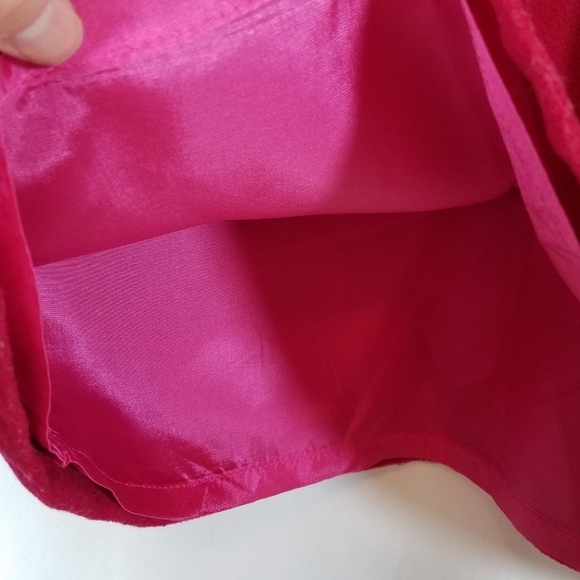 Deca Paris Wool Flower Applique Skirt 2 - Picture 6 of 11